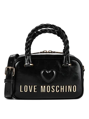 Love Moschino Nero Kabelka Kůže 21 cm Love Moschino Nero Kabelka Kůže 21 cm