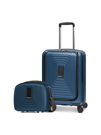 Redolz Essentials 14 kuffertsæt 2 stk. kabine-trolley med stretchfold + beautycase Redolz Essentials 14 kuffertsæt 2 stk. kabine-trolley med stretchfold + beautycase