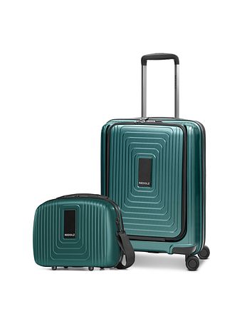 Redolz Essentials 14 kuffertsæt 2 stk. kabine-trolley med stretchfold + beautycase Redolz Essentials 14 kuffertsæt 2 stk. kabine-trolley med stretchfold + beautycase