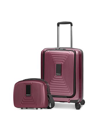 Redolz Essentials 14 kuffertsæt 2 stk. kabine-trolley med stretchfold + beautycase Redolz Essentials 14 kuffertsæt 2 stk. kabine-trolley med stretchfold + beautycase