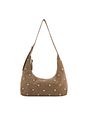 FredsBruder Endless Beads Taška přes rameno Kůže 44 cm - taupe FredsBruder Endless Beads Taška přes rameno Kůže 44 cm
