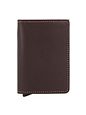 Secrid Slimwallet Originální pouzdro na kreditní karty peněženka RFID kůže 6,5 cm - chocolate Secrid Slimwallet Originální pouzdro na kreditní karty peněženka RFID kůže 6,5 cm