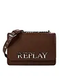 Replay Crossbody taška 25 cm - dark brown Replay Crossbody taška 25 cm