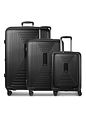 Redolz Essentials 14 4 kolečka Sada kufrů 3-dílný Expandovatelný - black metallic Redolz Essentials 14 4 kolečka Sada kufrů 3-dílný Expandovatelný