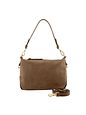 FredsBruder Just Easy Taška přes rameno Kůže 31 cm - khaki green FredsBruder Just Easy Taška přes rameno Kůže 31 cm