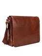 Leonhard Heyden Cambridge Messenger kožený s přihrádkou na notebook 32 cm - cognac Leonhard Heyden Cambridge Messenger kožený s přihrádkou na notebook 32 cm