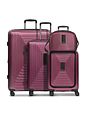 Redolz Essentials14 4-hjuls kuffertsæt Beautycase 4stk med udvidelsesfoldet laptoprum - aubergine metallic Redolz Essentials14 4-hjuls kuffertsæt Beautycase 4stk med udvidelsesfoldet laptoprum