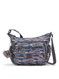Kipling Gabbie S Crossbody taška 29 cm - mineral stripes Kipling Gabbie S Crossbody taška 29 cm