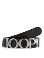 Joop! Opasek Kůže - black-silver Joop! Opasek Kůže