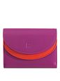 DuDu Peněženka RFID kožená 13 cm - fuchsia DuDu Peněženka RFID kožená 13 cm