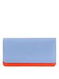 DuDu Peněženka RFID kožená 17,5 cm - pastel blue DuDu Peněženka RFID kožená 17,5 cm