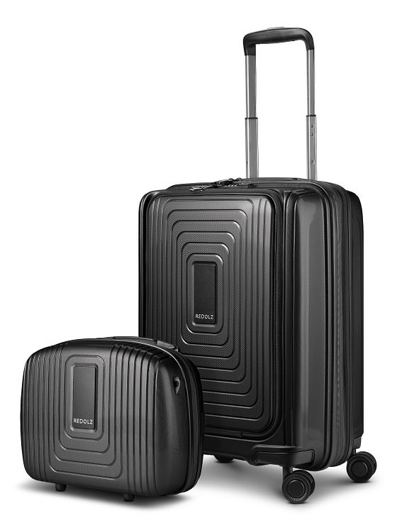 Redolz Essentials 14 sada kufrů 2 ks kabinový vozík se strečovým skládáním + kosmetický kufr Redolz Essentials 14 sada kufrů 2 ks kabinový vozík se strečovým skládáním + kosmetický kufr