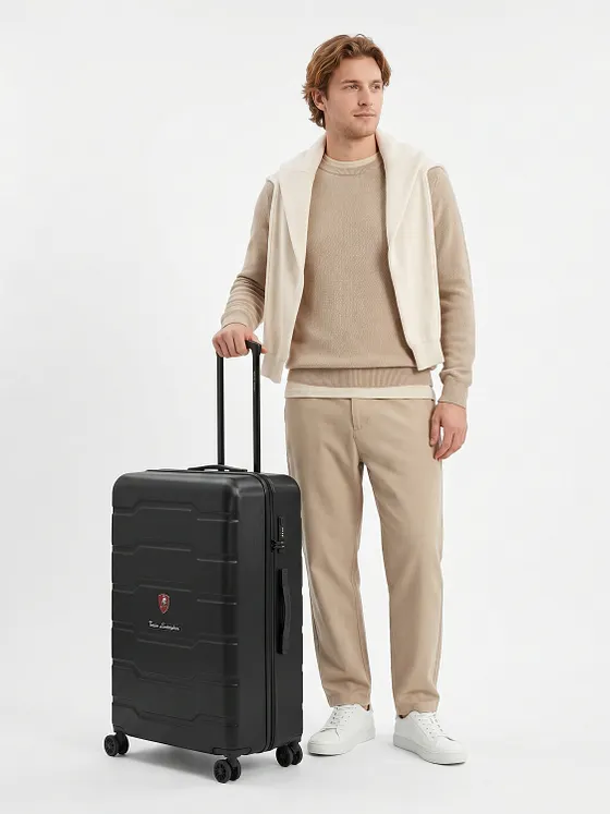 Tonino Lamborghini Bologna 4 kolečka kufr L 77 cm Tonino Lamborghini Bologna 4 kolečka kufr L 77 cm