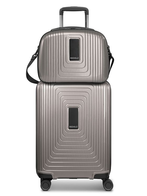 Redolz Essentials 14 kuffertsæt 2 stk. kabine trolley med stretch fold & beautycase