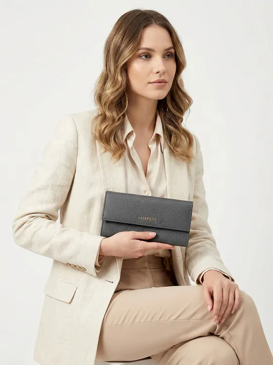 Lazarotti Bologna Leather Peněženka Kůže 19 cm Lazarotti Bologna Leather Peněženka Kůže 19 cm