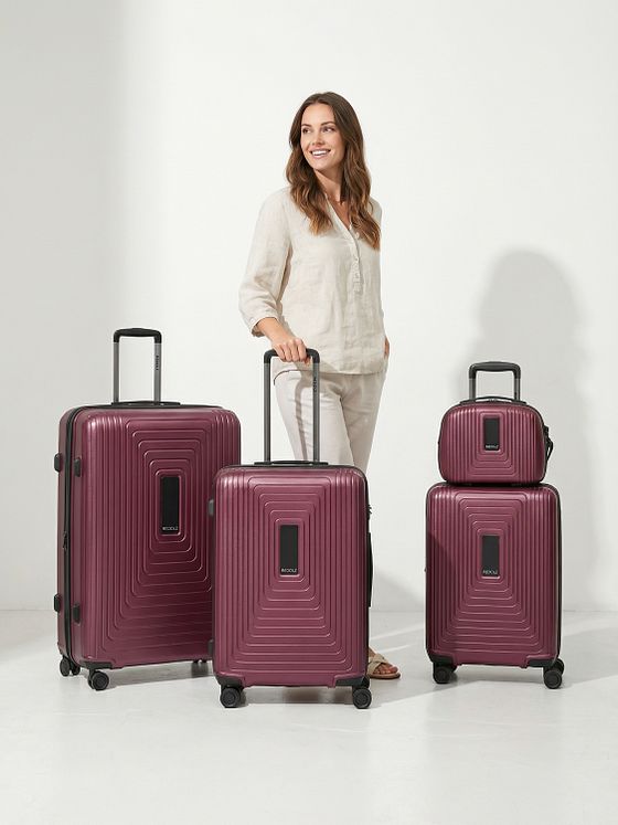 Redolz Essentials 14 4-hjulet kuffertsæt + beautycase 4 stk. med stretchfold