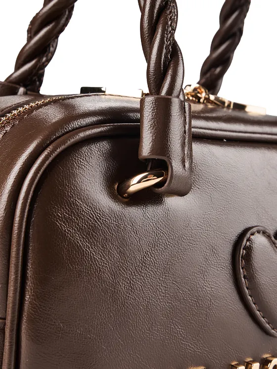 Love Moschino Nero Kabelka Kůže 21 cm Love Moschino Nero Kabelka Kůže 21 cm