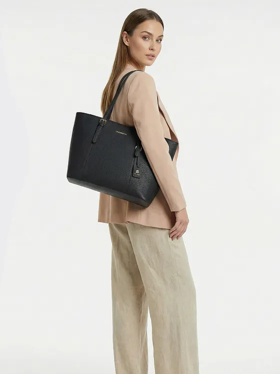 Lazarotti Kožená Tote taška Bologna XL, kůže, 35 cm Lazarotti Kožená Tote taška Bologna XL, kůže, 35 cm