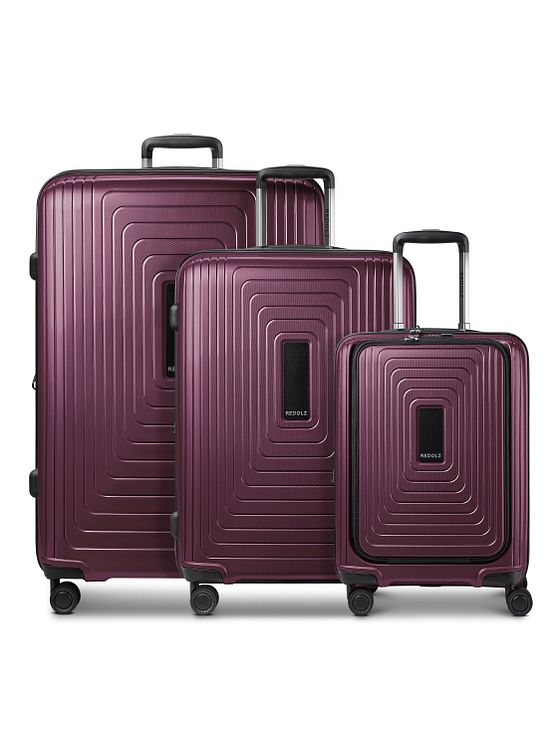Redolz Essentials 14 4 kolečka Sada kufrů 3-dílný Expandovatelný Redolz Essentials 14 4 kolečka Sada kufrů 3-dílný Expandovatelný