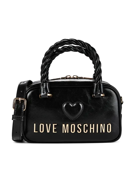 Love Moschino Nero Kabelka Kůže 21 cm Love Moschino Nero Kabelka Kůže 21 cm