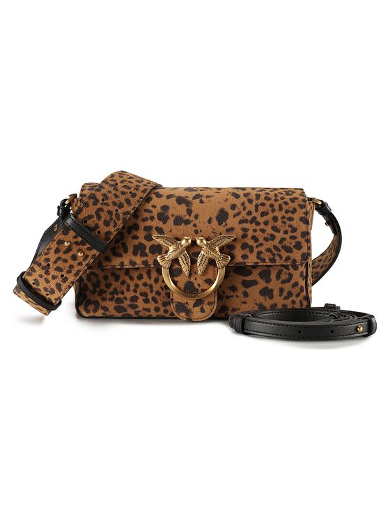 PINKO Slouchy Crossbody taška Kůže 22 cm PINKO Slouchy Crossbody taška Kůže 22 cm