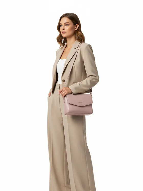Lazarotti Kožená Crossbody taška Bologna, 22 cm