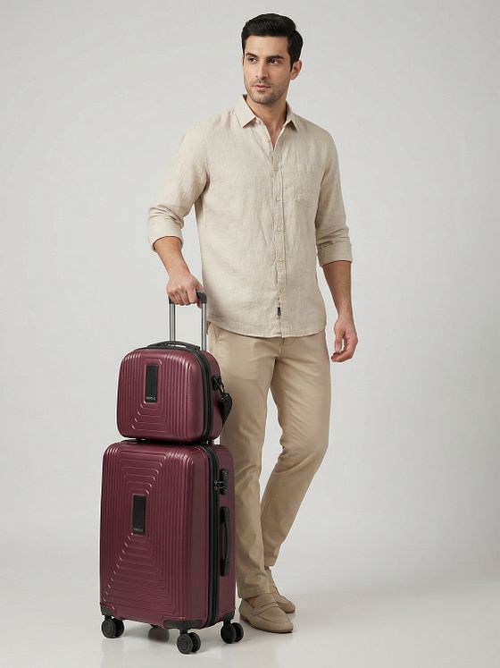 Redolz Essentials 14 kuffertsæt 2 stk. kabine trolley med stretch fold & beautycase Redolz Essentials 14 kuffertsæt 2 stk. kabine trolley med stretch fold & beautycase