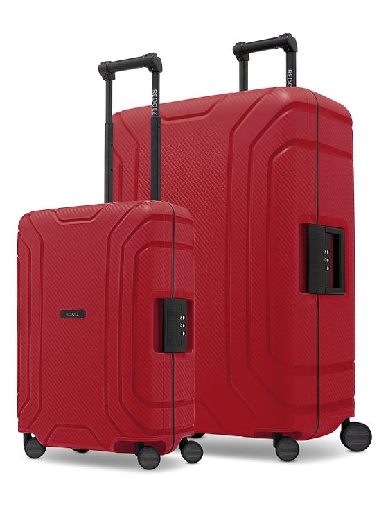 Redolz Essentials 15 4-hjulet 15 kuffertsæt 2 stk. med trepunktslukning Redolz Essentials 15 4-hjulet 15 kuffertsæt 2 stk. med trepunktslukning
