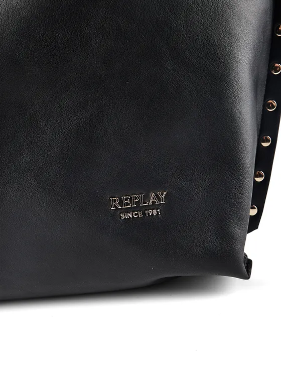 Replay Tote taška Kůže 40 cm Replay Tote taška Kůže 40 cm