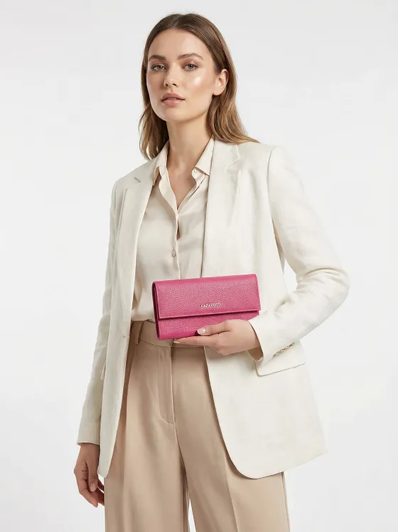 Lazarotti Bologna Leather Peněženka Kůže 19 cm Lazarotti Bologna Leather Peněženka Kůže 19 cm