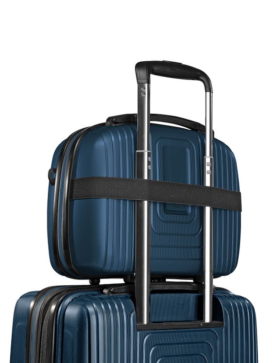 Redolz Essentials 14 kuffertsæt 2 stk. kabine-trolley med stretchfold + beautycase