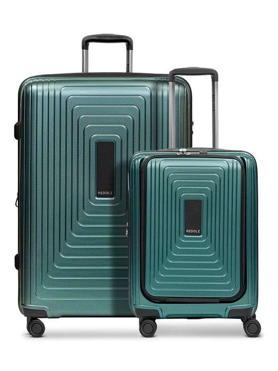 Redolz Essentials 14 4-hjuls kuffertsæt 2 stk. laptoprum med stretchfold Redolz Essentials 14 4-hjuls kuffertsæt 2 stk. laptoprum med stretchfold