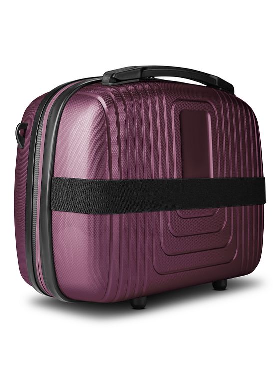 Redolz Essentials14 Sada kufrů na 4 kolečkách Beautycase 4ks s rozšiřující skládací přihrádkou na notebook