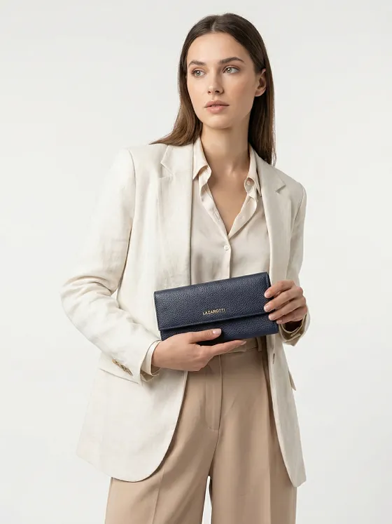 Lazarotti Bologna Leather Peněženka Kůže 19 cm Lazarotti Bologna Leather Peněženka Kůže 19 cm