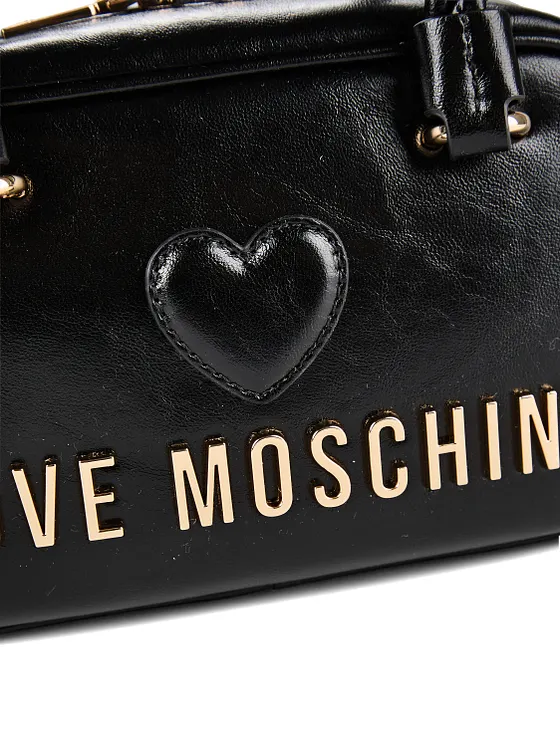 Love Moschino Nero Kabelka Kůže 21 cm Love Moschino Nero Kabelka Kůže 21 cm