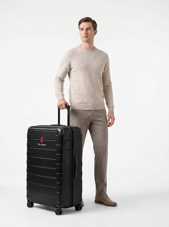Tonino Lamborghini Milano 4kolová cestovní taška XL 83 cm speciální velikost s roztažitelným skládáním Tonino Lamborghini Milano 4kolová cestovní taška XL 83 cm speciální velikost s roztažitelným skládáním