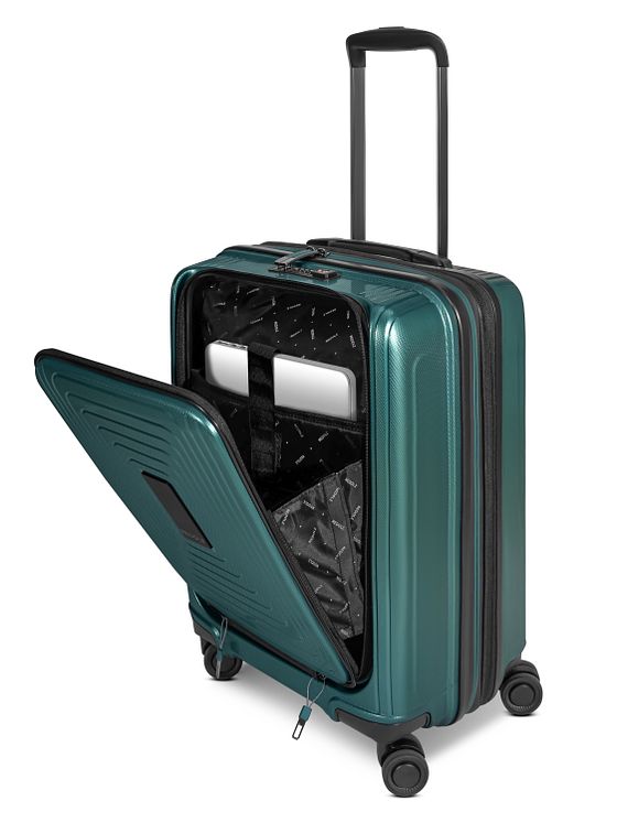 Redolz Essentials14 4-hjuls kuffertsæt Beautycase 4stk med udvidelsesfoldet laptoprum Redolz Essentials14 4-hjuls kuffertsæt Beautycase 4stk med udvidelsesfoldet laptoprum