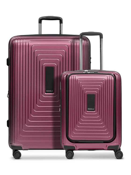 Redolz Essentials 14 4-hjuls kuffertsæt 2 stk. laptoprum med stretchfold Redolz Essentials 14 4-hjuls kuffertsæt 2 stk. laptoprum med stretchfold