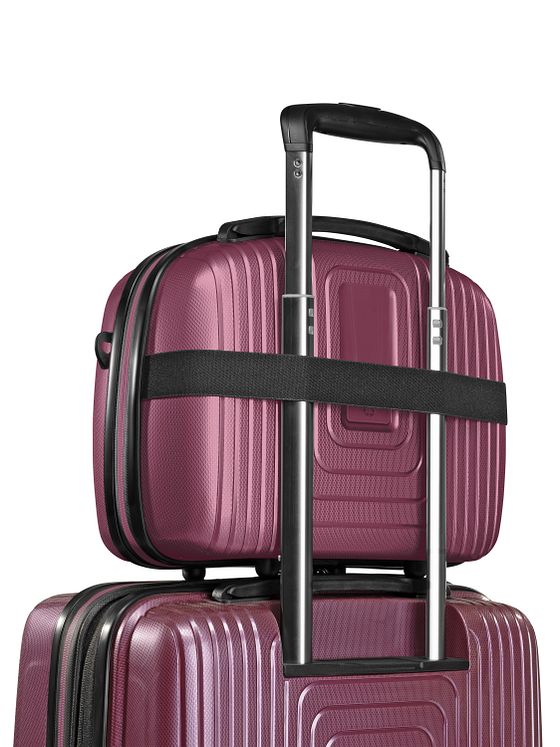 Redolz Essentials14 4-hjuls kuffertsæt Beautycase 4stk med udvidelsesfoldet laptoprum Redolz Essentials14 4-hjuls kuffertsæt Beautycase 4stk med udvidelsesfoldet laptoprum