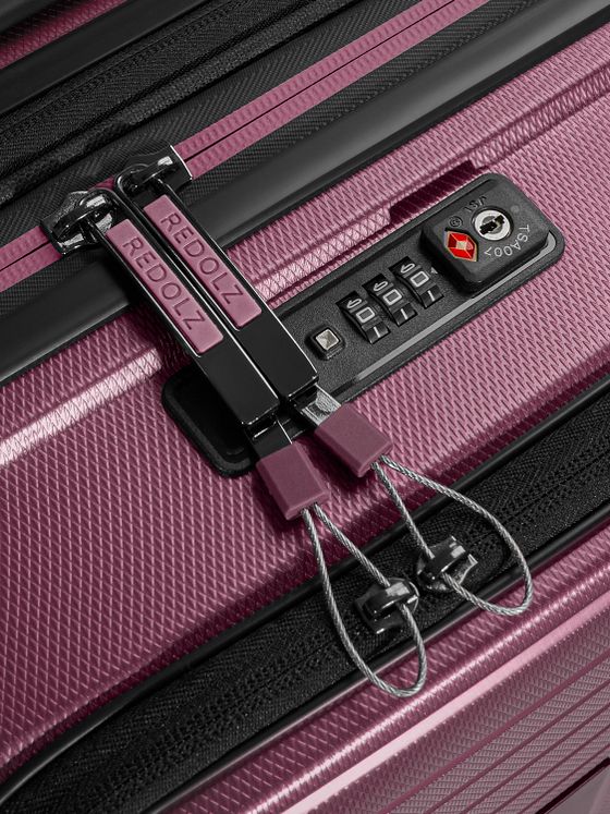 Redolz Essentials14 4-hjuls kuffertsæt Beautycase 4stk med udvidelsesfoldet laptoprum Redolz Essentials14 4-hjuls kuffertsæt Beautycase 4stk med udvidelsesfoldet laptoprum