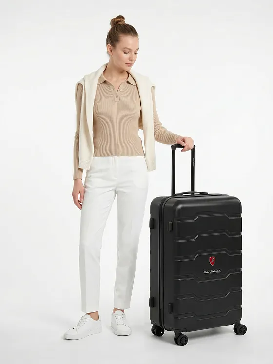 Tonino Lamborghini Bologna 4 kolečka kufr L 77 cm Tonino Lamborghini Bologna 4 kolečka kufr L 77 cm
