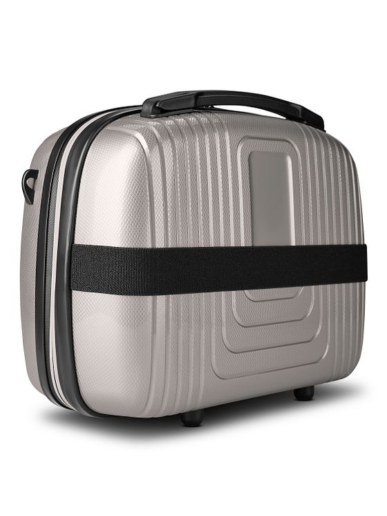 Redolz Essentials14 Sada kufrů na 4 kolečkách Beautycase 4ks s rozšiřující skládací přihrádkou na notebook