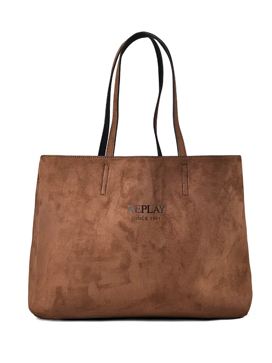 Replay Tote taška Kůže 36 cm Replay Tote taška Kůže 36 cm