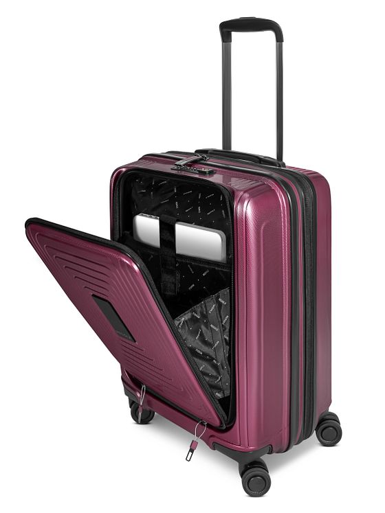 Redolz Essentials 14 kuffertsæt 2 stk. kabine-trolley med stretchfold + beautycase