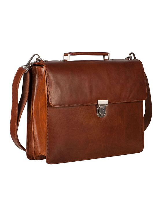 Leonhard Heyden Kožená aktovka Cambridge s přihrádkou na notebook 40 cm Leonhard Heyden Kožená aktovka Cambridge s přihrádkou na notebook 40 cm