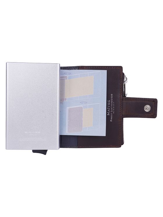 Maître Birkheim C-Four Pouzdro na kreditní karty RFID ochrana Kůže 6.5 cm