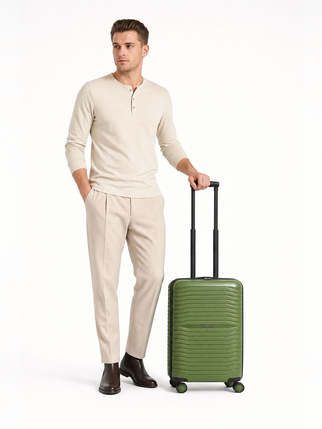 Stratic Shine 4 ruote Trolley cabina 55 cm Stratic Shine 4 ruote Trolley cabina 55 cm