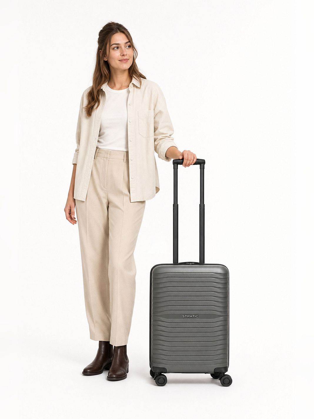 Stratic Shine 4 ruote Trolley cabina 55 cm Stratic Shine 4 ruote Trolley cabina 55 cm