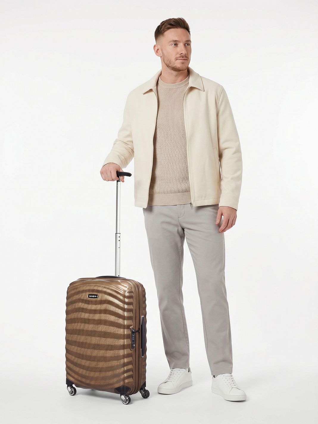 Samsonite Lite-Shock 4 ruote Trolley cabina 55 cm