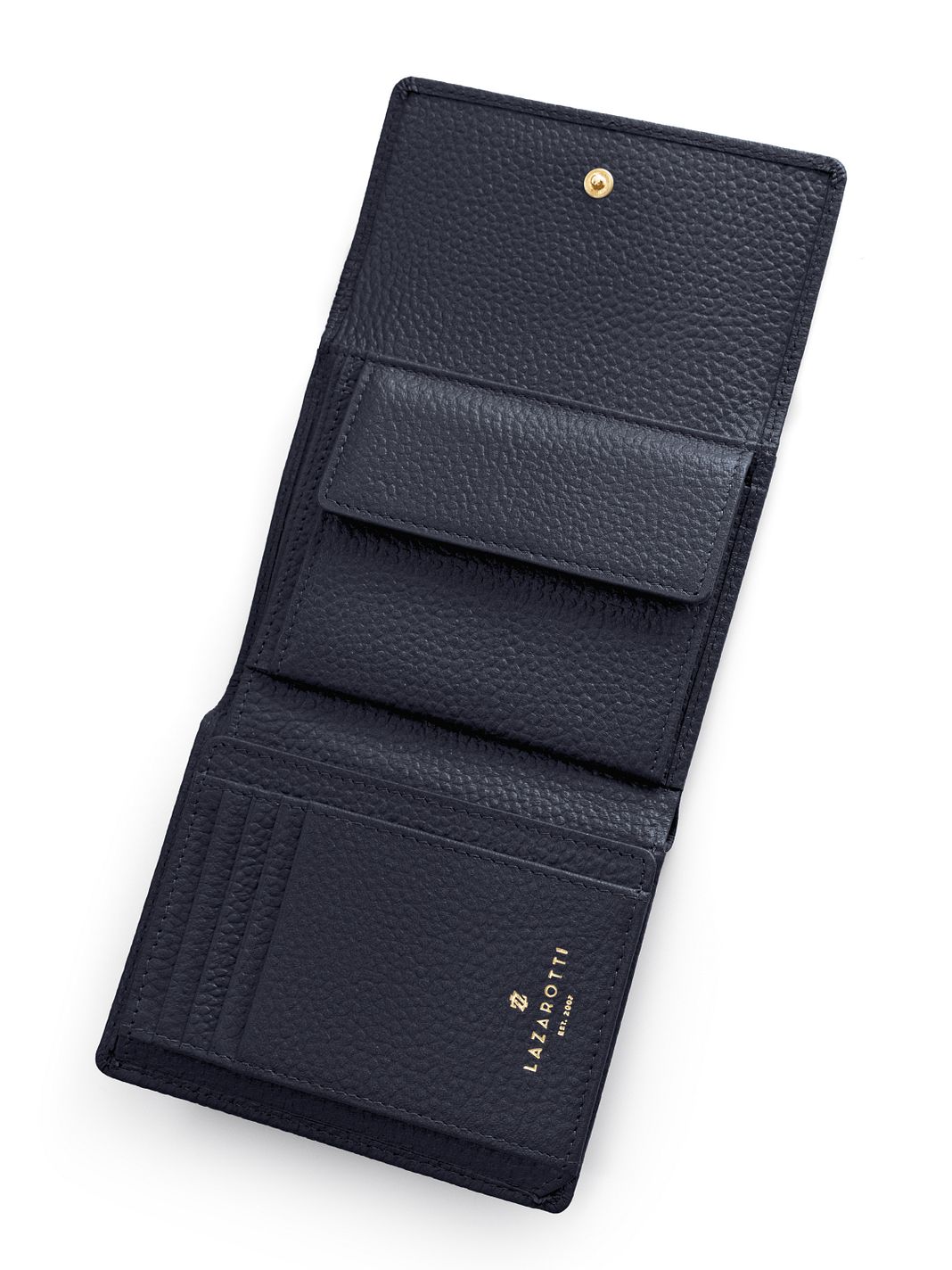 Lazarotti Bologna Leather Portafoglio Vera Pelle 12 cm